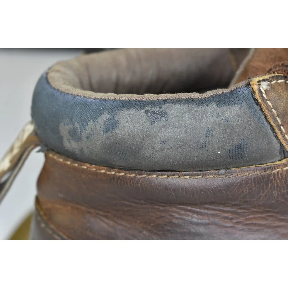 Dr. Martens Alderton Men Boots Size 9 Brown Leather  Work Distressed Chunky Sole